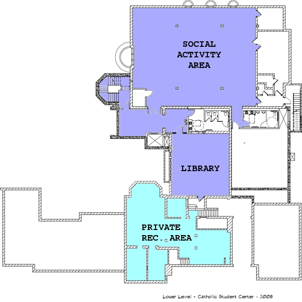CSC Floor Plan - Basement Floor (Lower Level)
