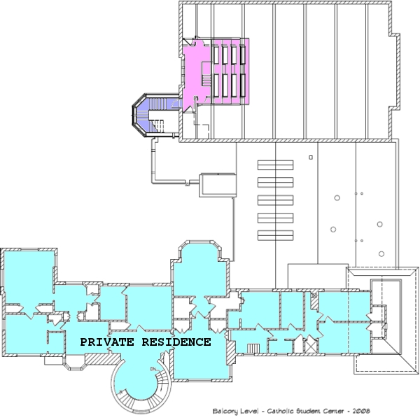 CSC Floor Plan - Second Floor (Upper Level)